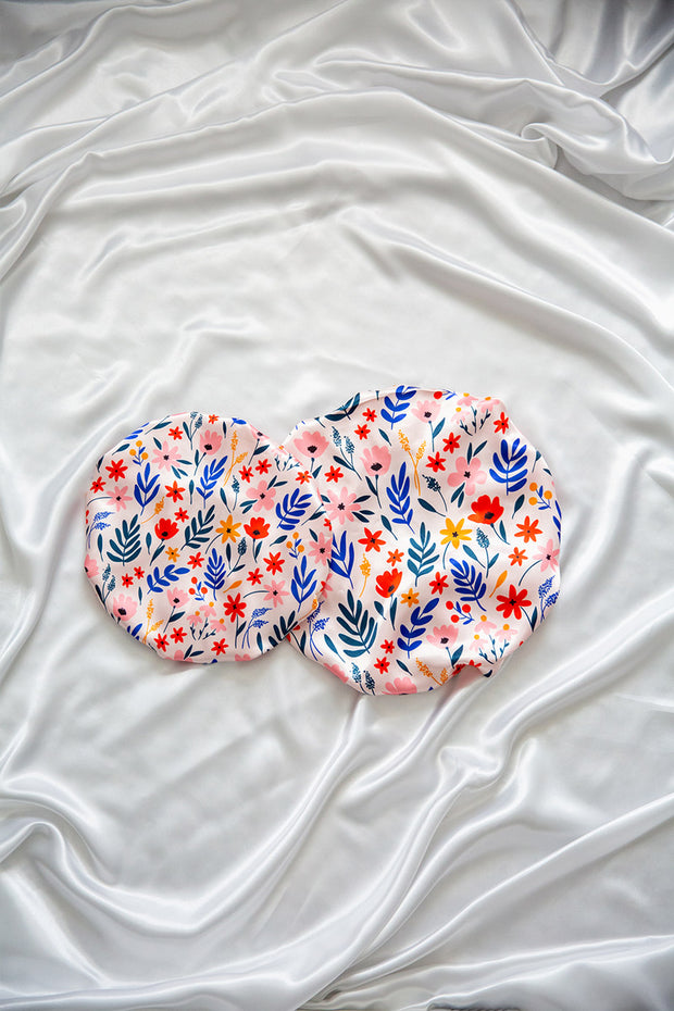 May Flowers Baby Satin Bonnet